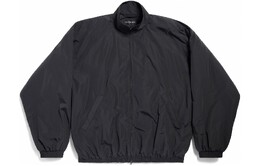 Balenciaga: Чёрная куртка 