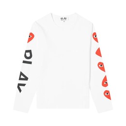 Comme Des Garçons Play: Футболка с длинным рукавом 