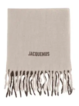 Jacquemus: Бежевый шарф  Moisson