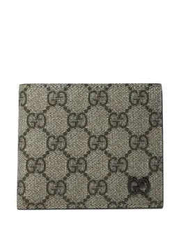 Gucci: Бежевый кошелёк  GG