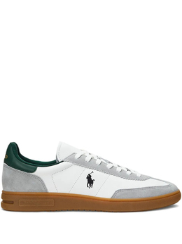 Polo Ralph Lauren: Серые кеды 