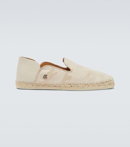Christian Louboutin: Бежевые мокасины  Espadon