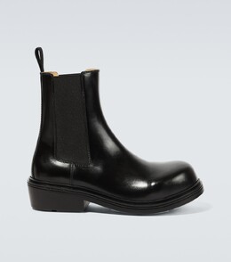 Bottega Veneta: Чёрные ботинки 