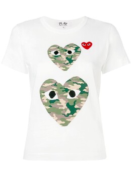 Comme Des Garçons Play: Футболка с принтом 