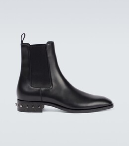 Christian Louboutin: Чёрные ботинки 