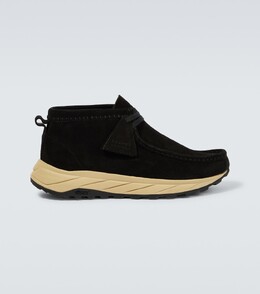 Clarks Originals: Чёрные кроссовки 