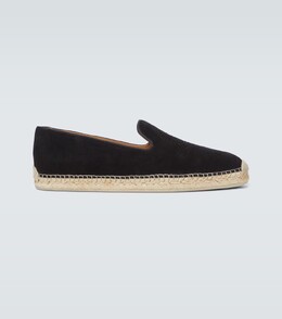 Christian Louboutin: Чёрные мокасины  Esparadra