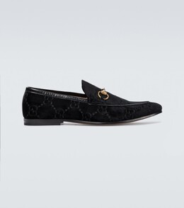 Gucci: Чёрные туфли  Jordaan GG