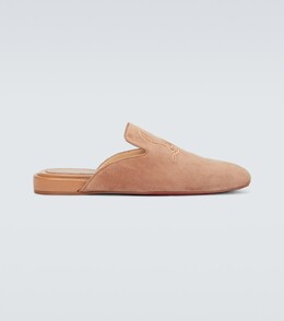 Christian Louboutin: Тёмные сабо 