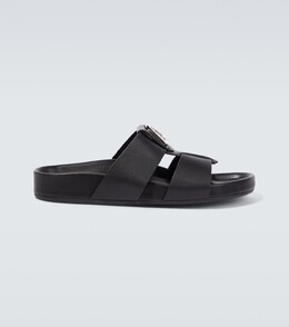 Christian Louboutin: Чёрные сандалии 