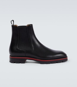 Christian Louboutin: Чёрные ботинки 