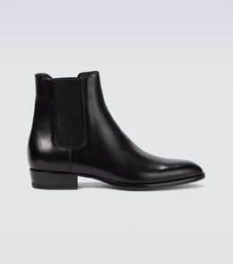 Saint Laurent: Чёрные ботинки  Wyatt