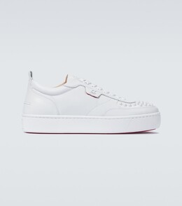 Christian Louboutin: Белые кроссовки 