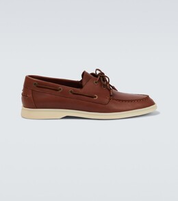 Loro Piana: Коричневые туфли 