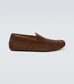 Tod's: Коричневые мокасины  Gommino