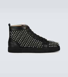 Christian Louboutin: Чёрные кроссовки 