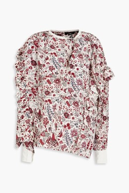 Isabel Marant: Блуза с принтом 