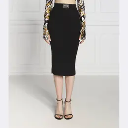 Versace: Чёрная юбка 