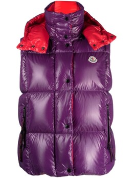 Moncler: Фиолетовый жилет  Luzule
