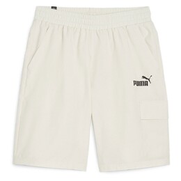 PUMA: Бежевые шорты  Ess