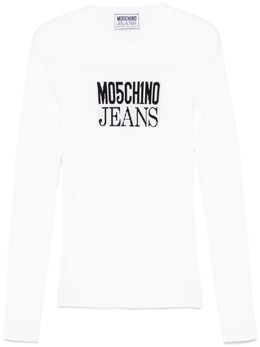 Moschino: Белые джинсы 
