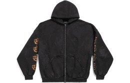 Balenciaga: Чёрная куртка 