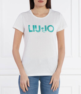 LIU JO: Белая футболка 