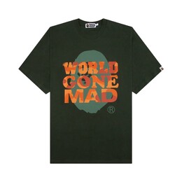 A BATHING APE: Зелёная футболка 