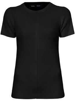 Proenza Schouler: Чёрная футболка 