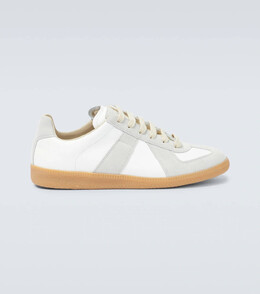 MM6 Maison Margiela: Белые кроссовки 