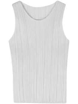 Pleats Please Issey Miyake: Футболка без рукава 