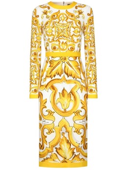 Dolce & Gabbana: Платье  Majolica миди