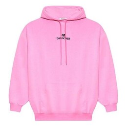 Balenciaga: Розовый свитер 