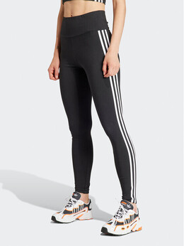 Adidas: Чёрные легинсы  Stripes