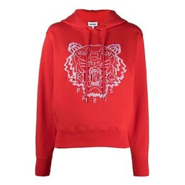 Kenzo: Красный свитер  Tiger Head