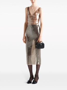 Prada: Платье миди 