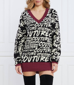 Versace Jeans Couture: Чёрный свитер 