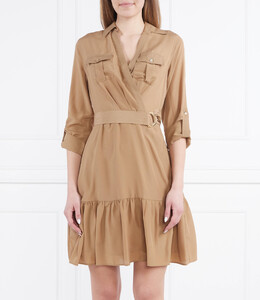 Lauren Ralph Lauren: Коричневое платье 