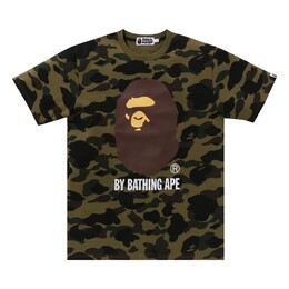 A BATHING APE: Зелёная футболка 