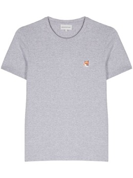 Maison Kitsuné: Серая футболка 