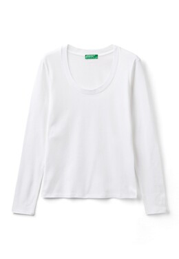 United Colors Of Benetton: Топ с длинным рукавом 
