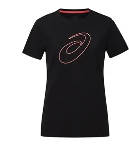 Asics: Чёрная футболка 