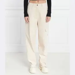 Calvin Klein: Бежевые брюки 