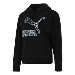 PUMA: Свитер с растительным принтом 