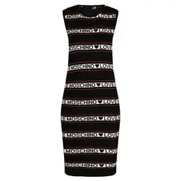 LOVE MOSCHINO: Чёрное платье 