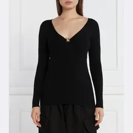 Pinko: Чёрный свитер 