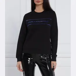 Karl Lagerfeld: Толстовка со стразами 
