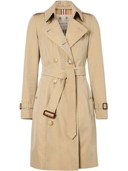 Burberry: Двубортный плащ  Chelsea Heritage