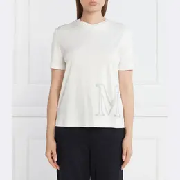 MaxMara: Белая футболка 