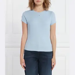 Tommy Hilfiger: Синяя футболка  Essential
